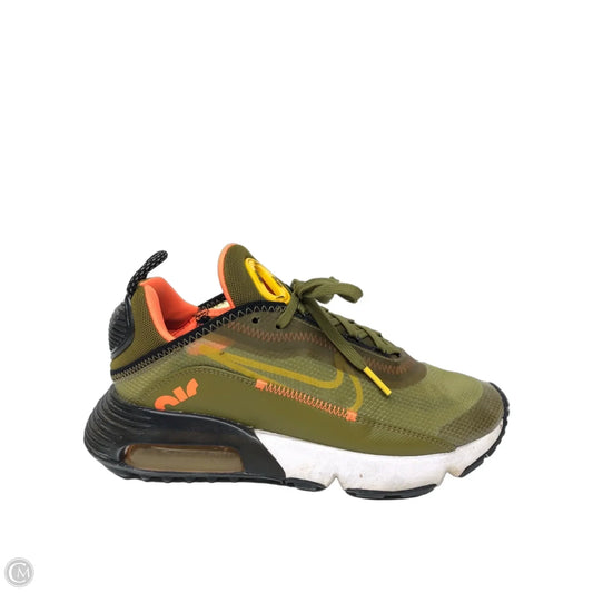 Shoes Athletic By Nike In Green & Orange, Size: 6.5