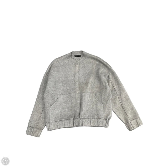 Jacket Shirt By Mng In Grey, Size: M