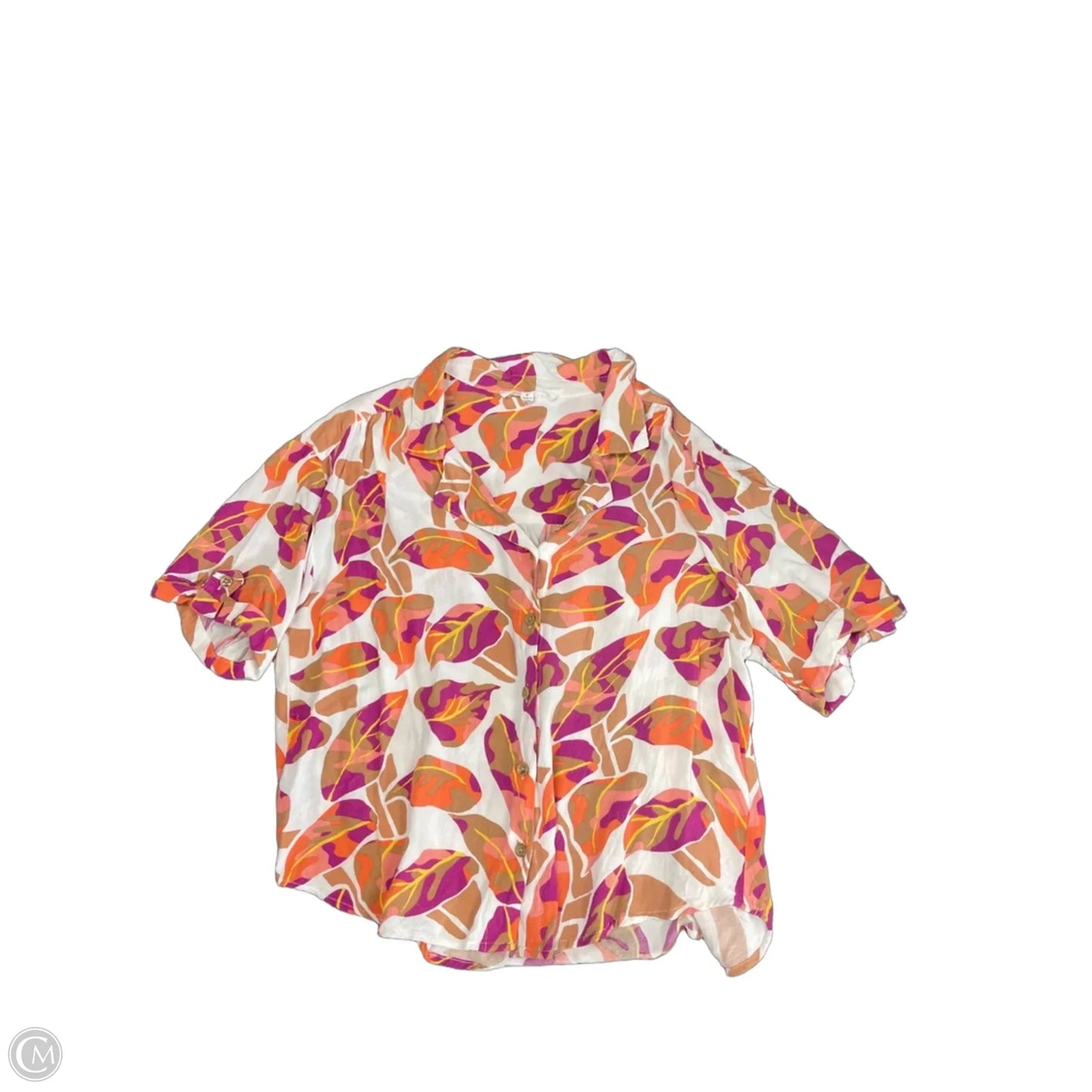 Pants Set 2pc By Jane And Delancey In Orange & Pink, Size: M