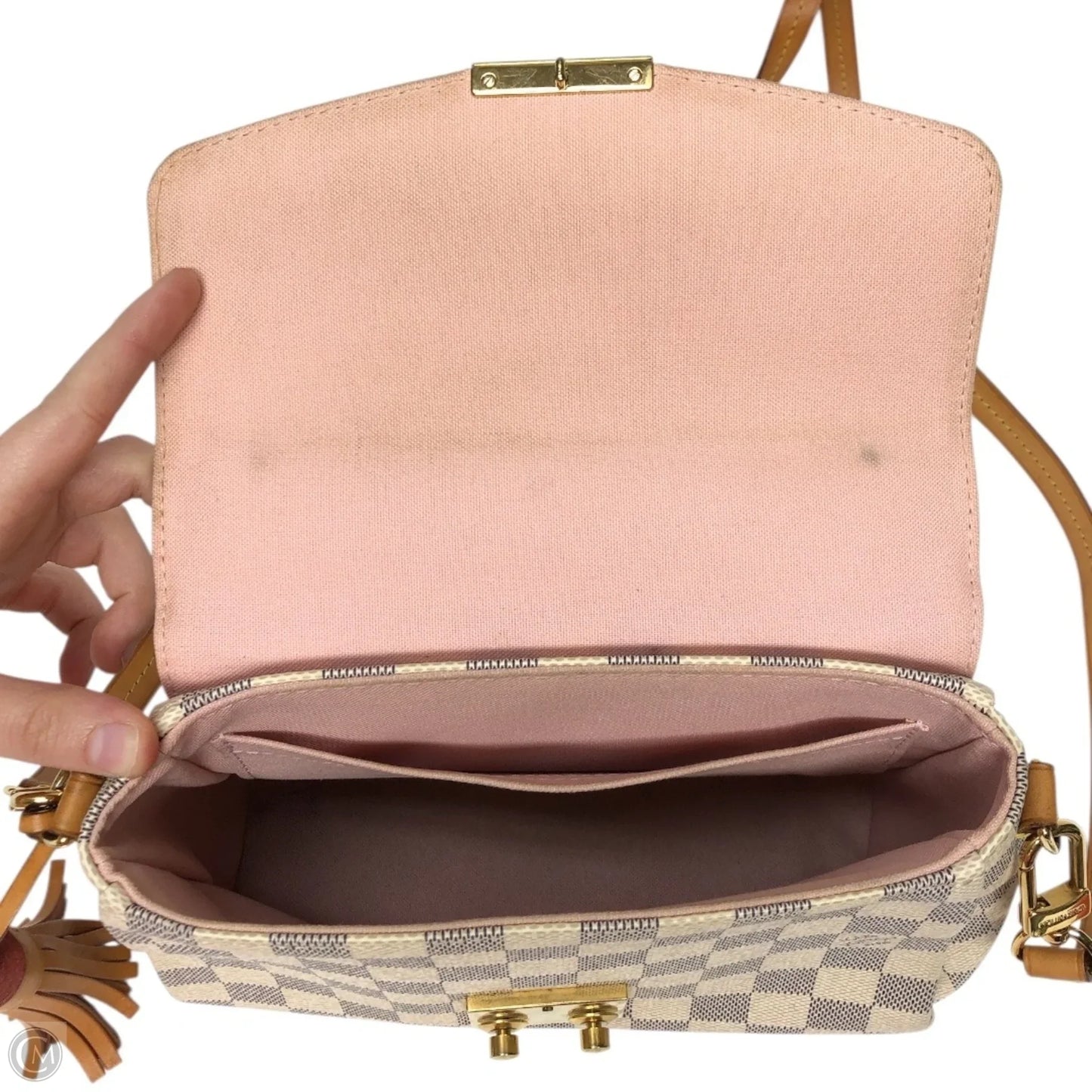 Crossbody Luxury Designer By Louis Vuitton, Size: Small