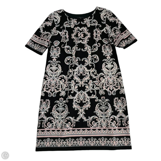 Dress Casual Short By R And K Originals In Black & Pink, Size: 18