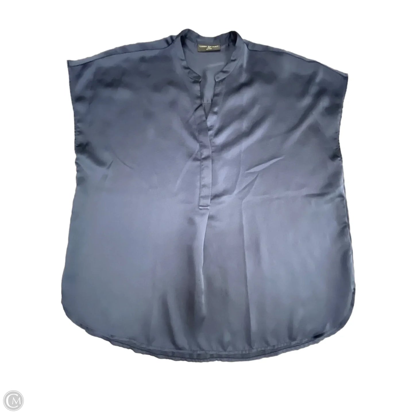 Top Short Sleeve By Lane Bryant In Blue, Size: Xl
