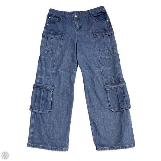 Jeans Straight By Charlotte Russe In Blue Denim, Size: Xl