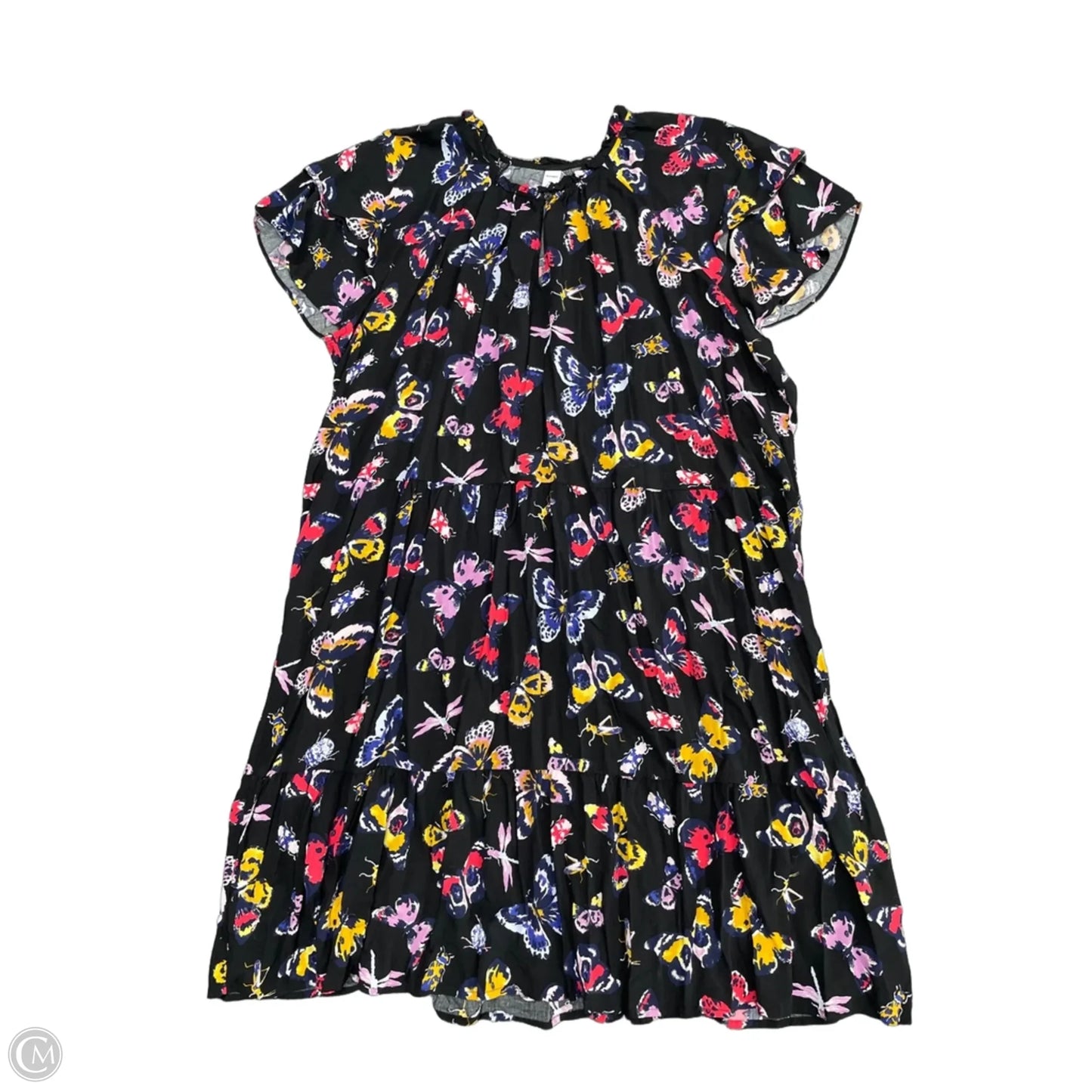 Dress Casual Short By Old Navy In Black & Blue, Size: Xxl