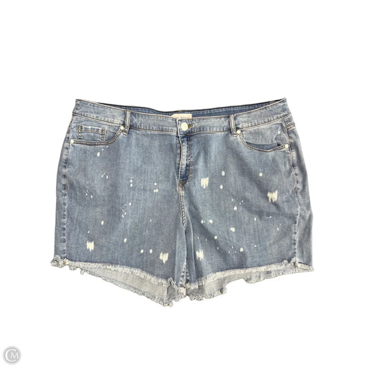 Shorts By Lane Bryant In Blue Denim, Size: 20