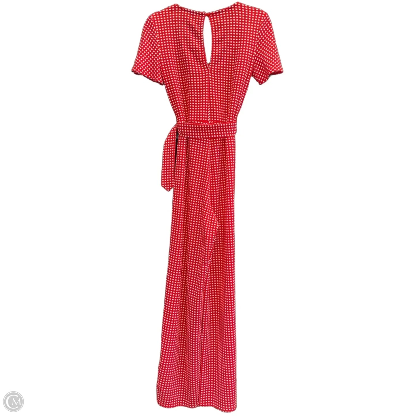 Jumpsuit By Monteau In Red & White, Size: Xs