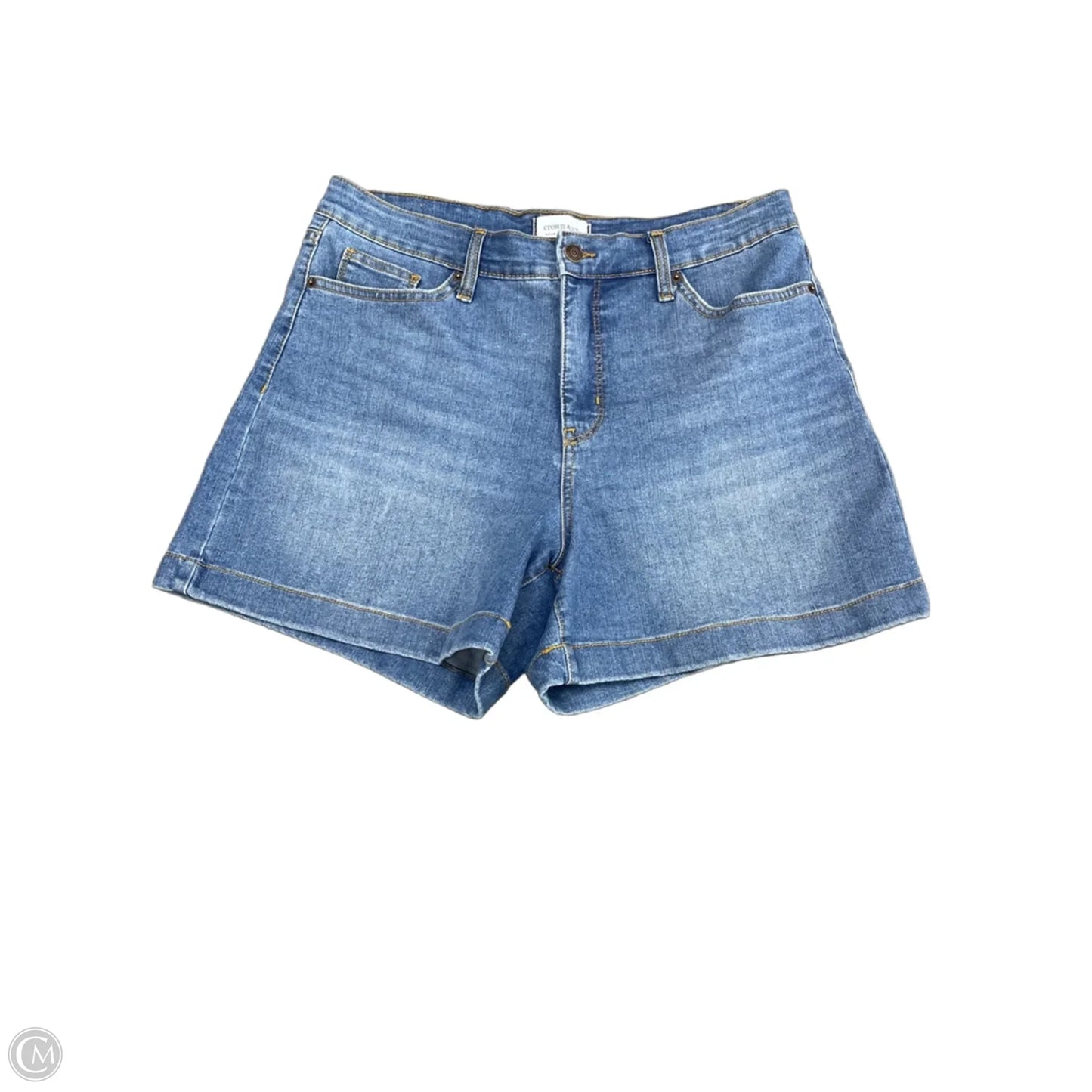 Shorts By Crown And Ivy In Blue Denim, Size: 12