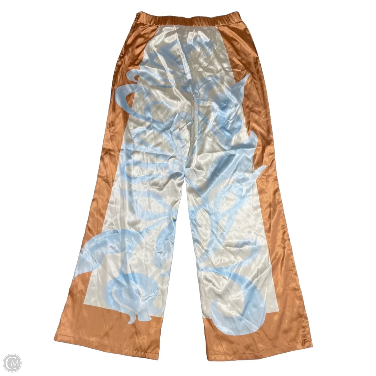 Pants Wide Leg By Lulumari In Blue & Orange, Size: L