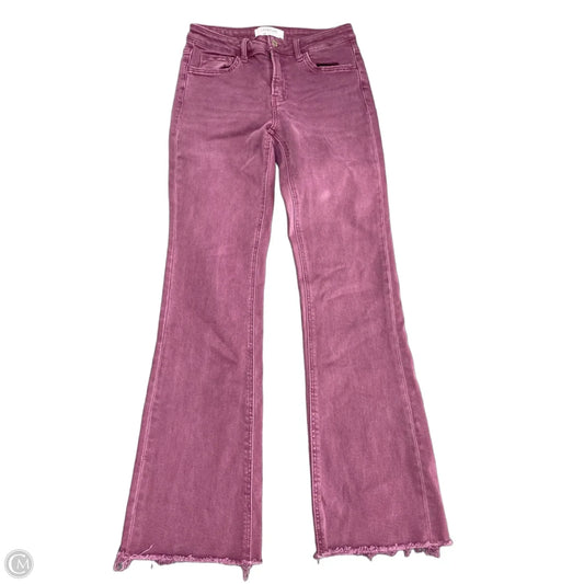 Jeans Straight By Vervet In Purple, Size: 6