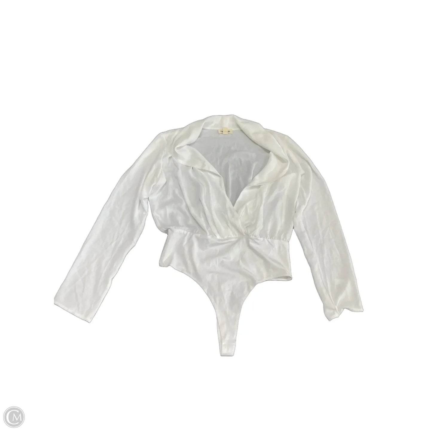 Bodysuit By Open Edit In White, Size: M