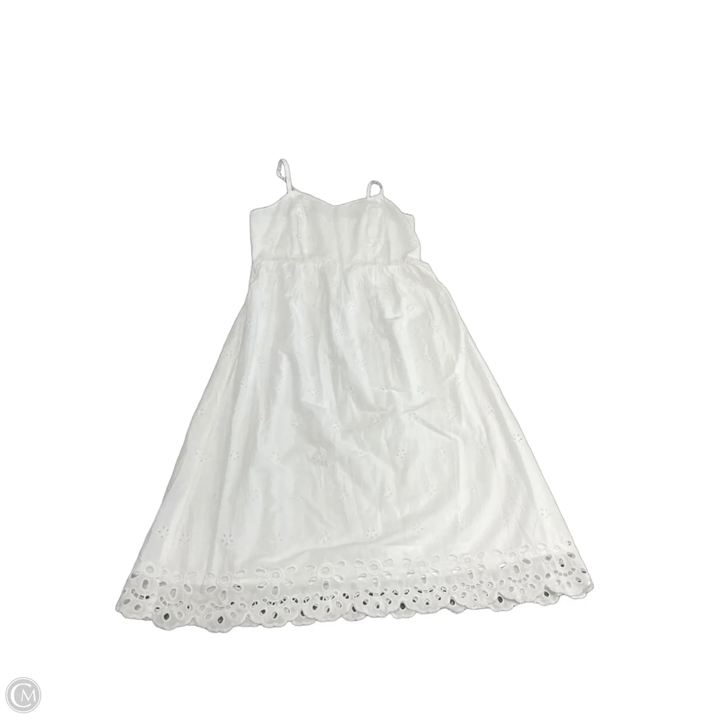 Dress Casual Midi By Old Navy In White, Size: M