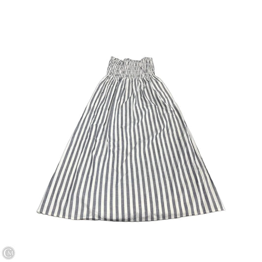 Dress Casual Midi By Universal Thread In Blue & White, Size: S
