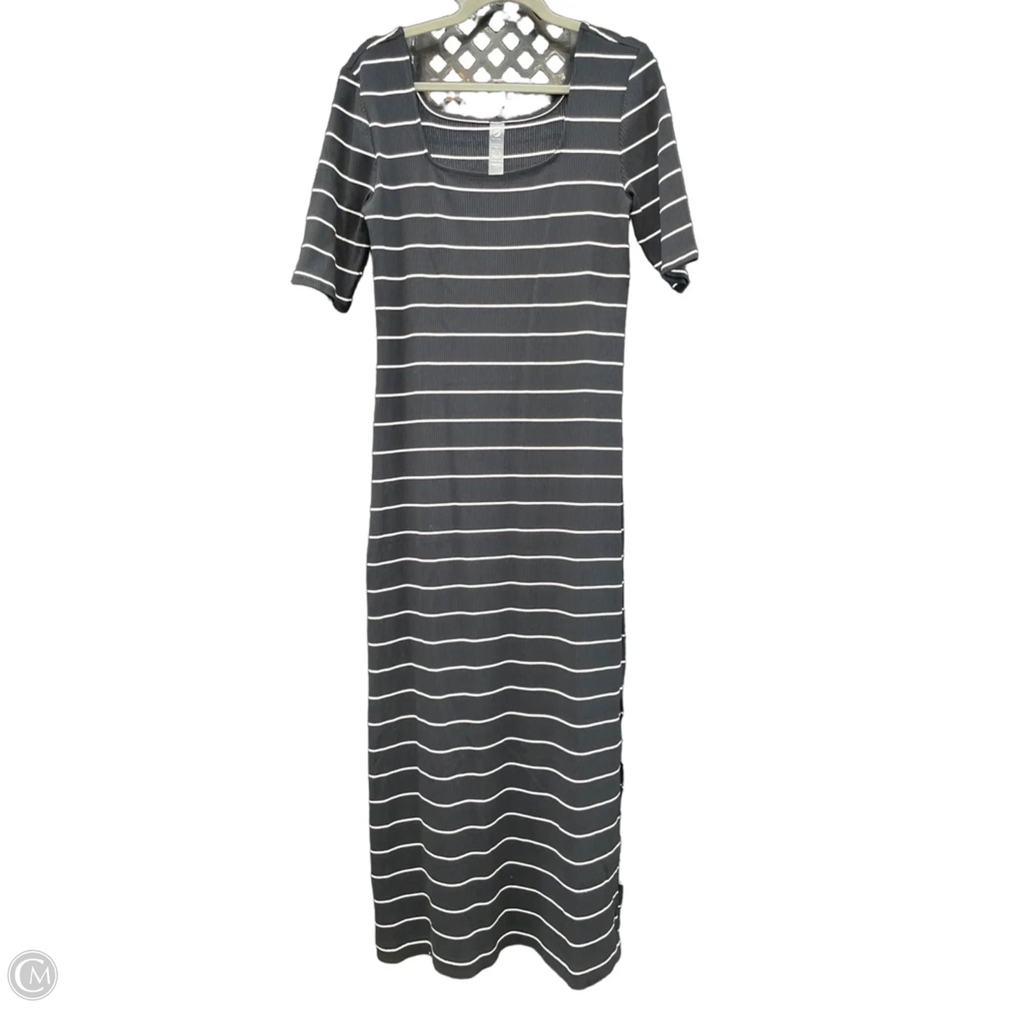 Dress Casual Midi By Lou And Grey In Black & White, Size: L