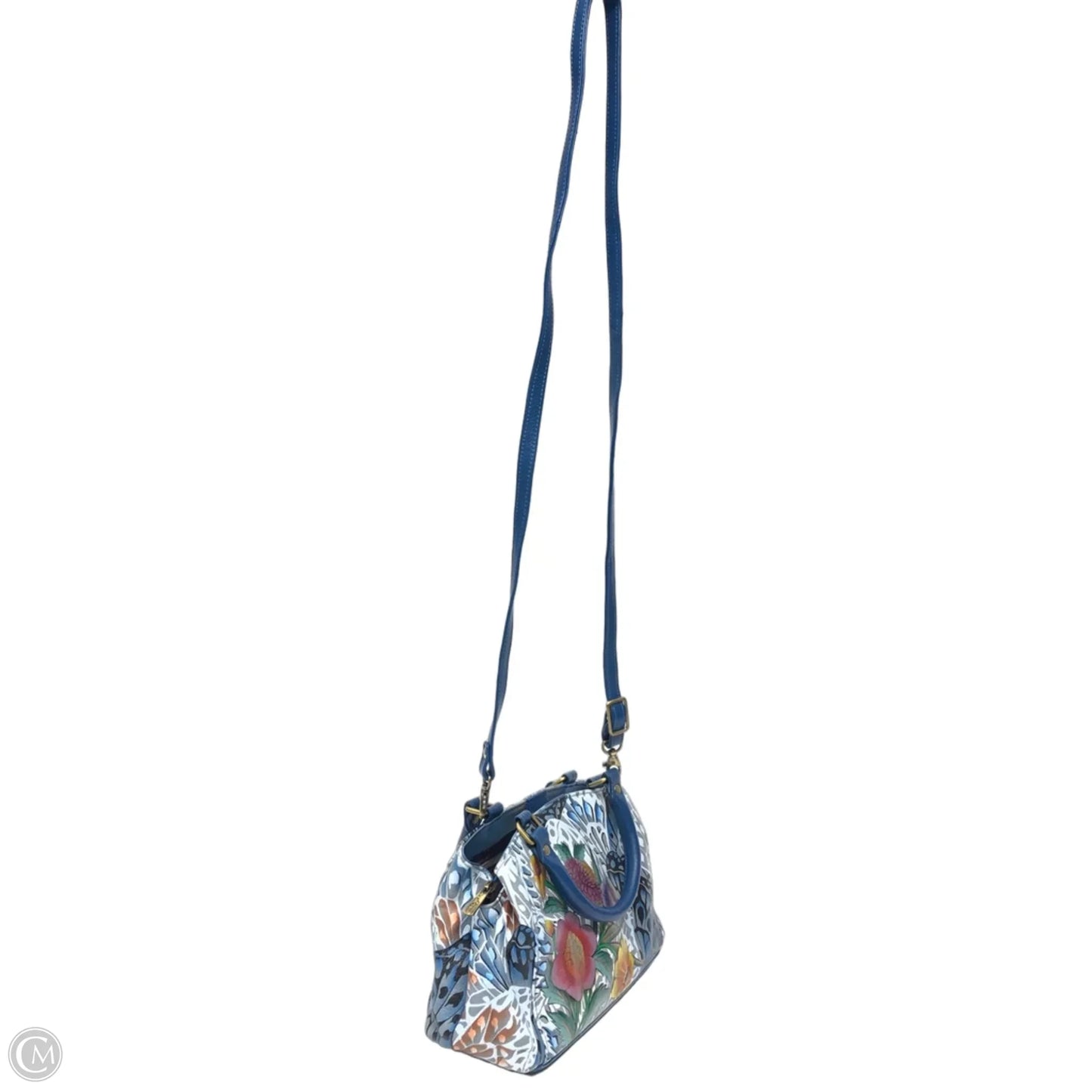 Crossbody Leather By Anuschka, Size: Small
