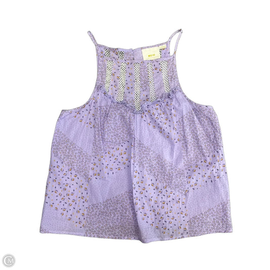 Top Sleeveless By Maeve In Purple, Size: M
