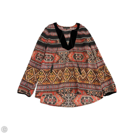 Top Long Sleeve By Sanctuary In Black & Red, Size: M