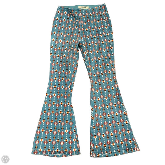 Jeans Flared By Rock & Roll In Blue & Orange, Size: 8