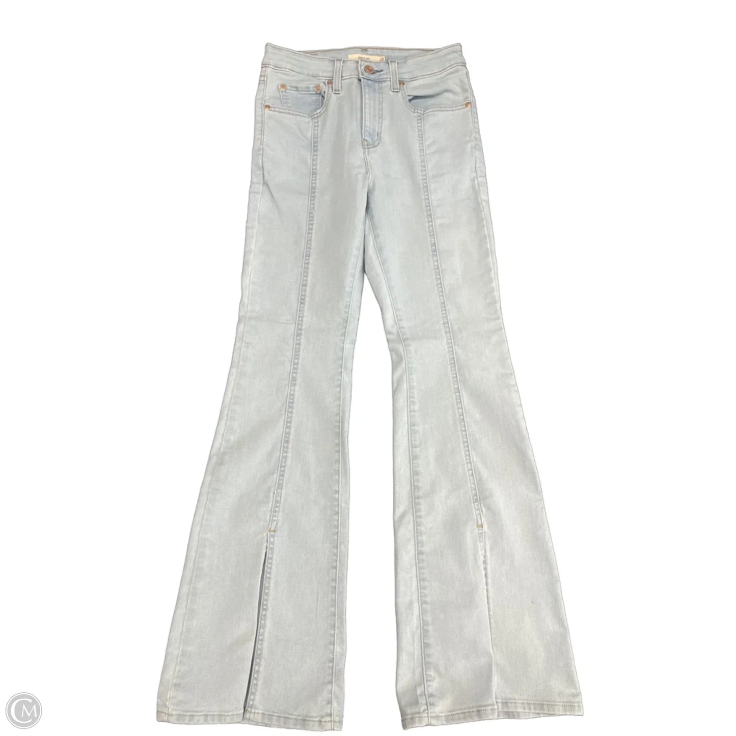 Jeans Flared By Levis In Blue Denim, Size: 6