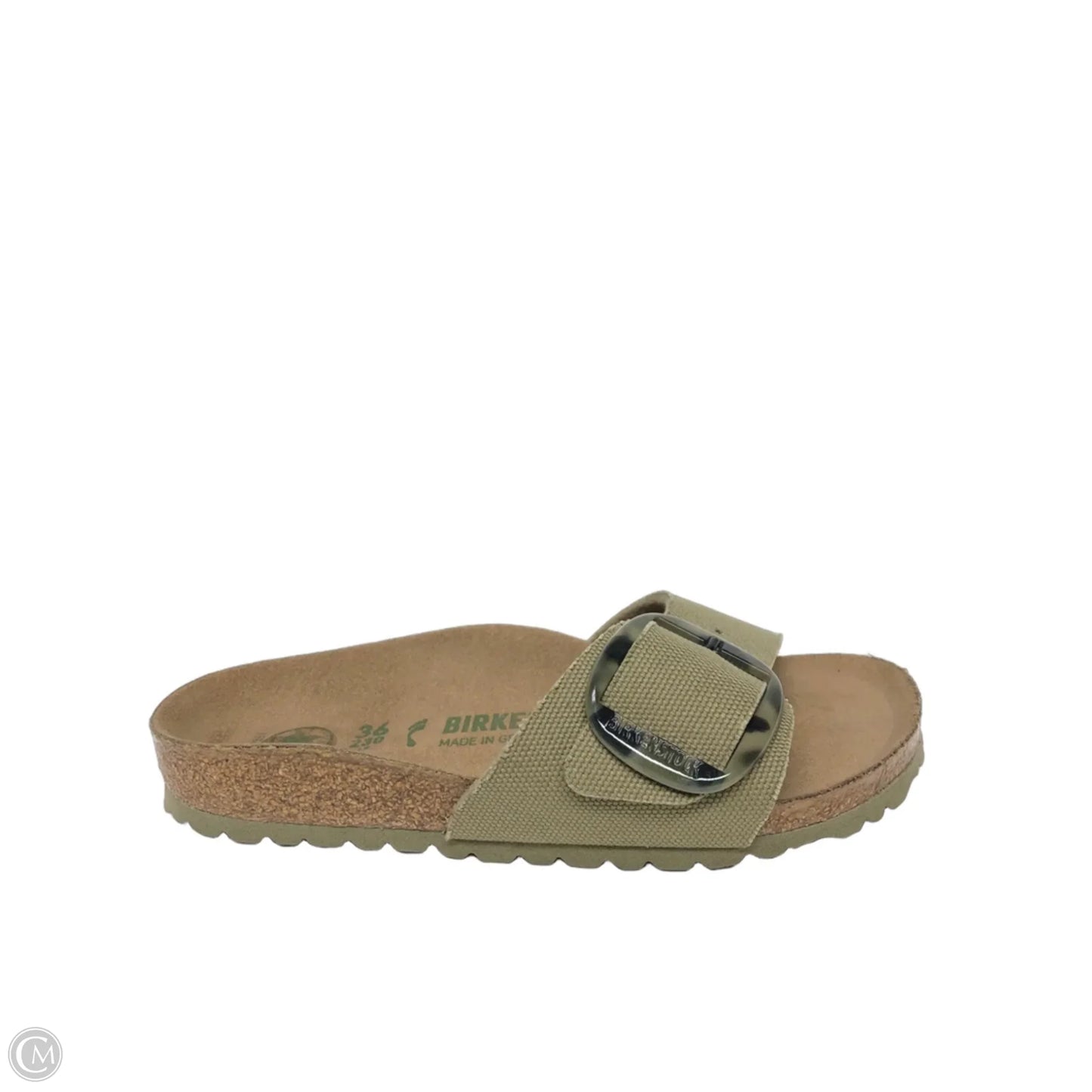Sandals Flats By Birkenstock In Green, Size: 5