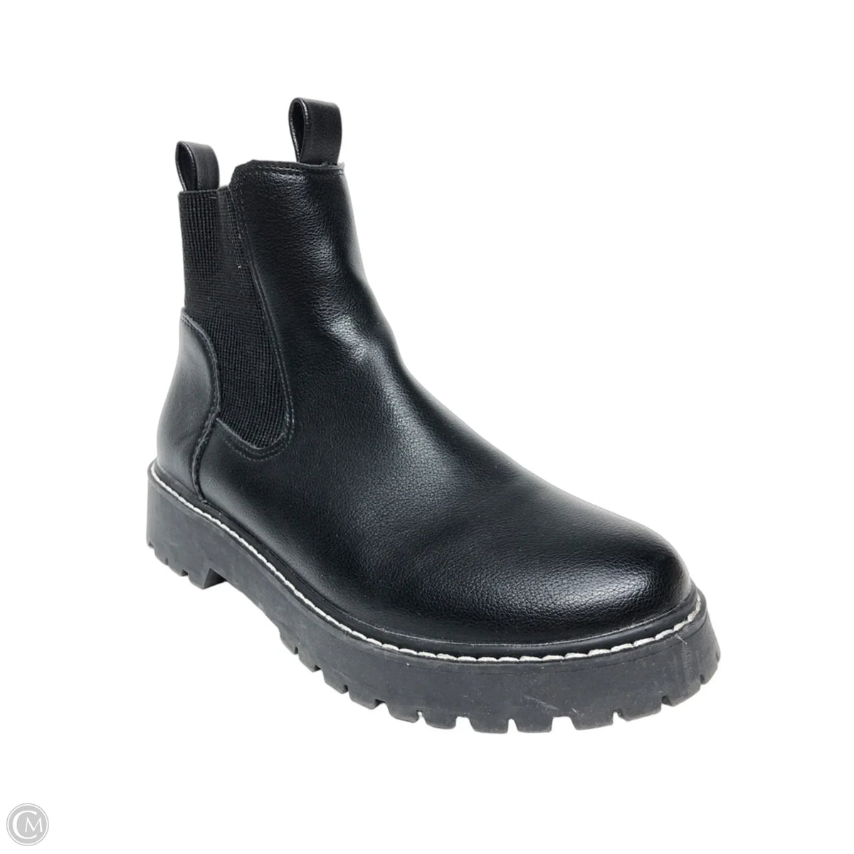 Boots Ankle Flats By Dv In Black, Size: 9