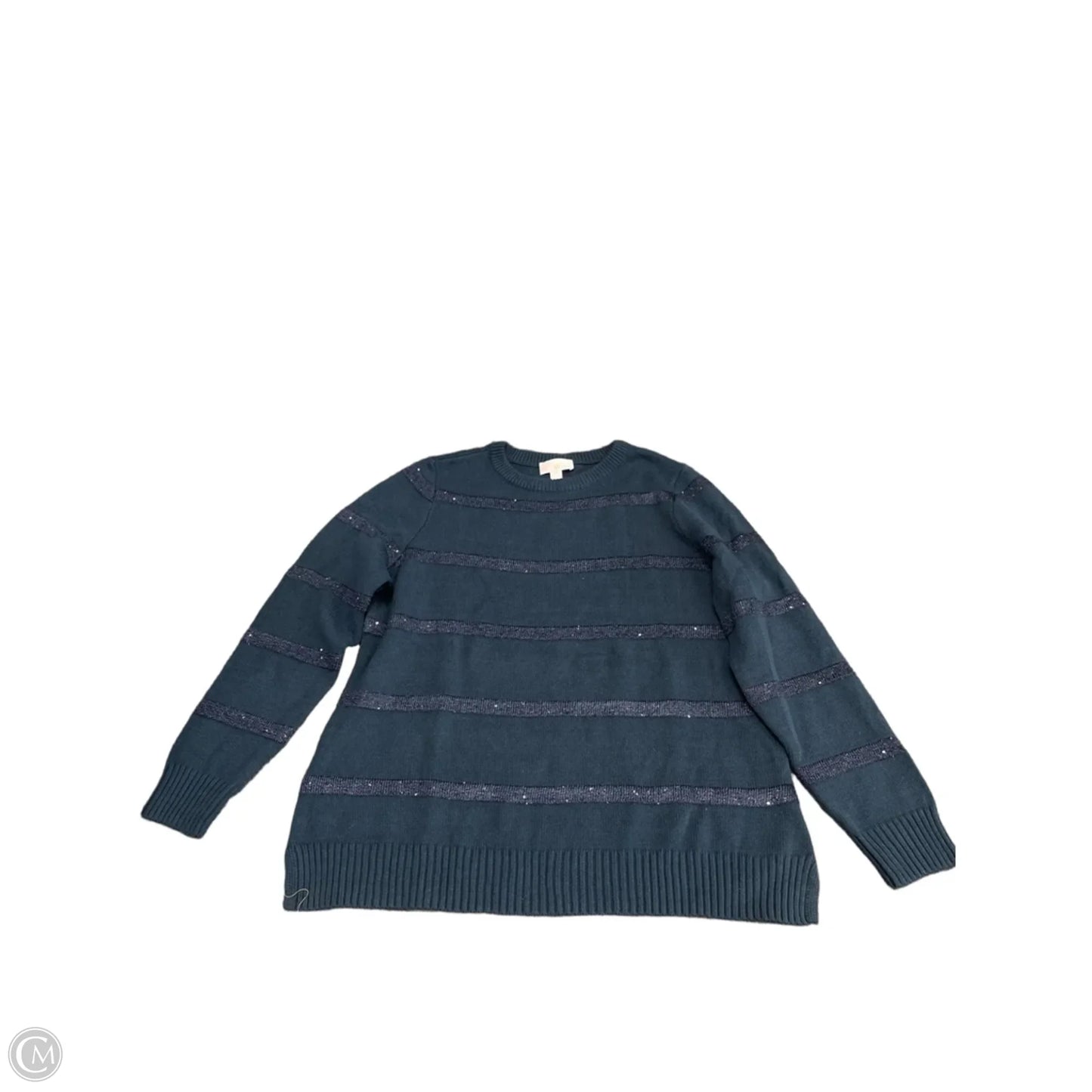 Sweater By Belle By Kim Gravel In Blue, Size: M