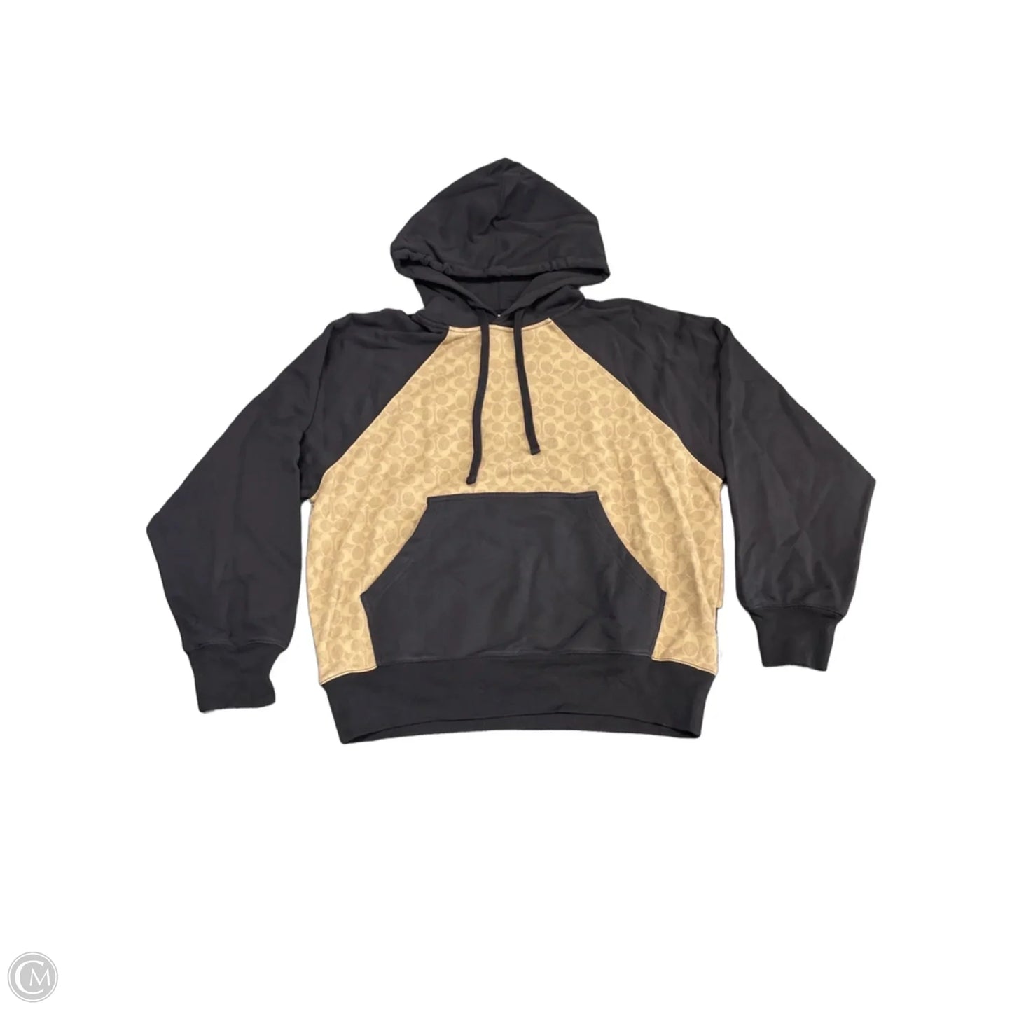 Sweater Designer By Coach In Black & Brown, Size: Xl