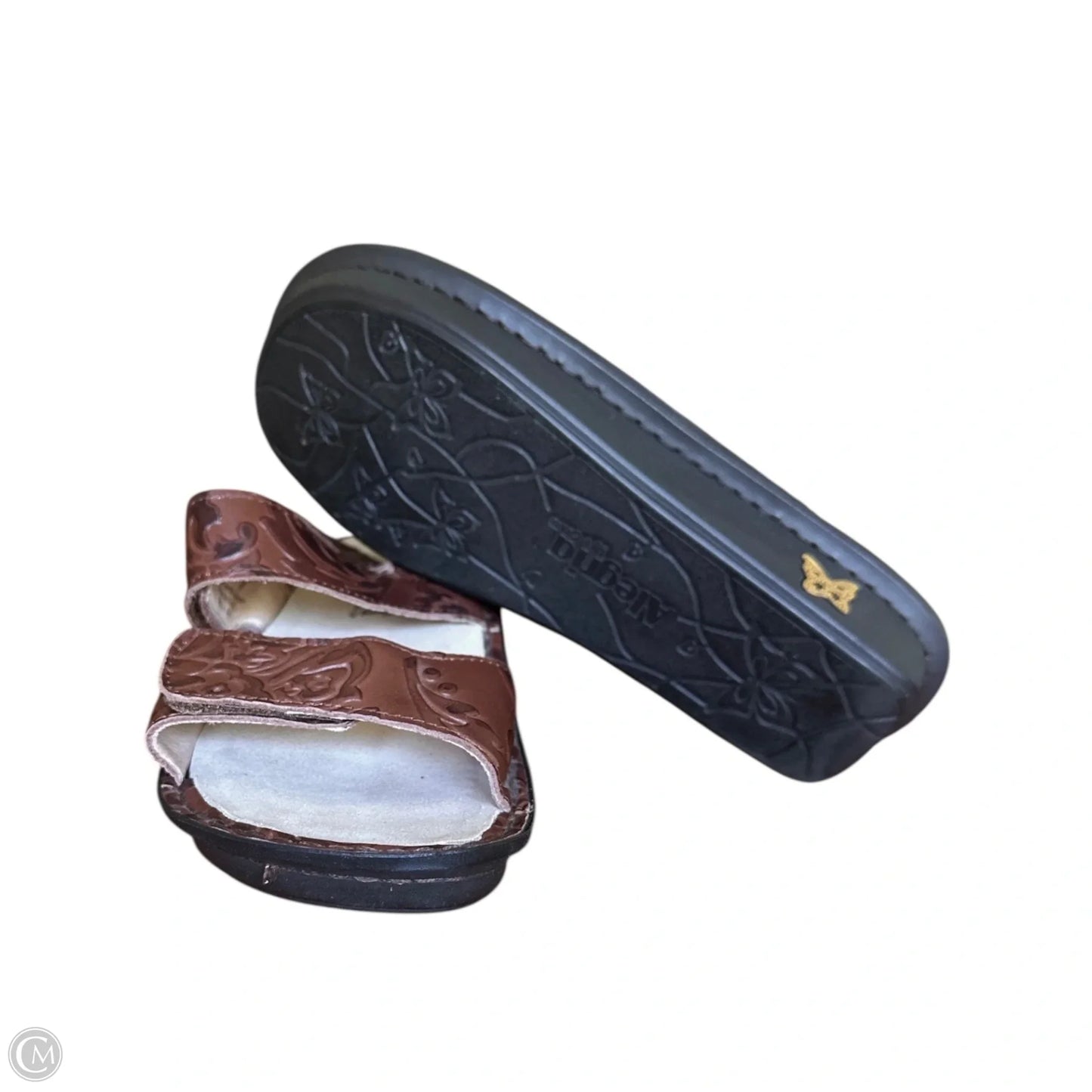 Sandals Flats By Alegria In Brown, Size: 6