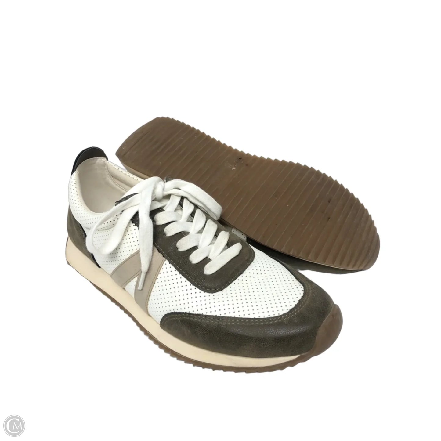 Shoes Sneakers By Maurices In Green & White, Size: 8.5