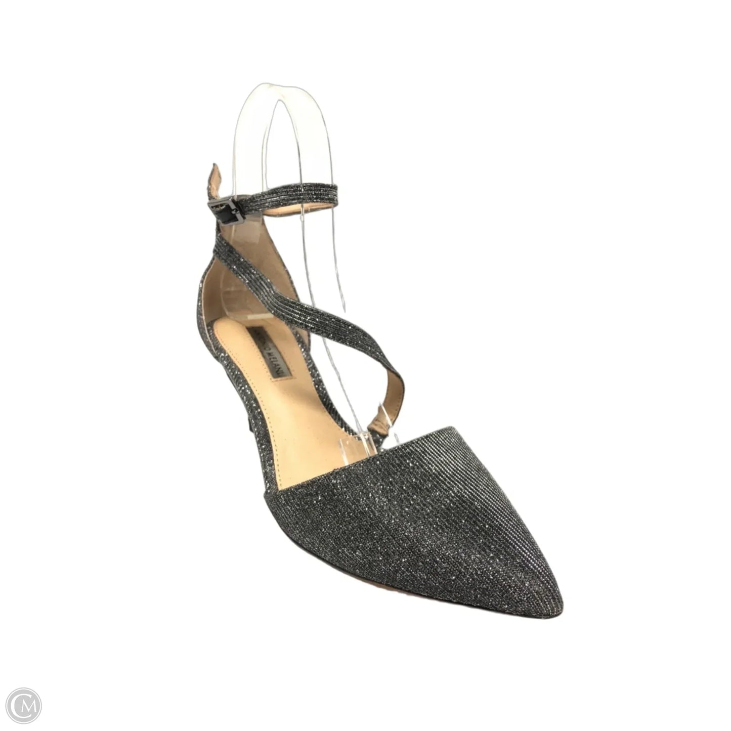 Shoes Heels Kitten By Antonio Melani In Silver, Size: 6