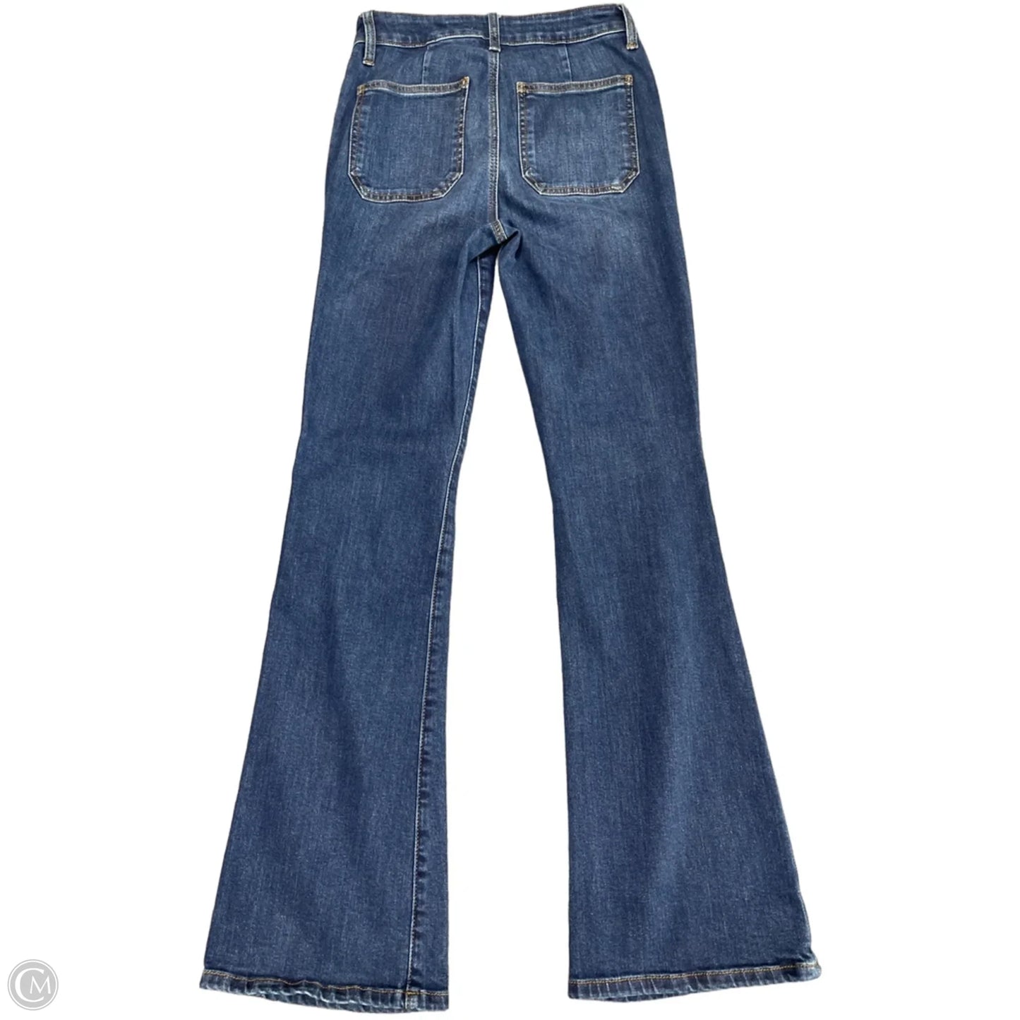 Jeans Boot Cut By Kut In Blue Denim, Size: 0