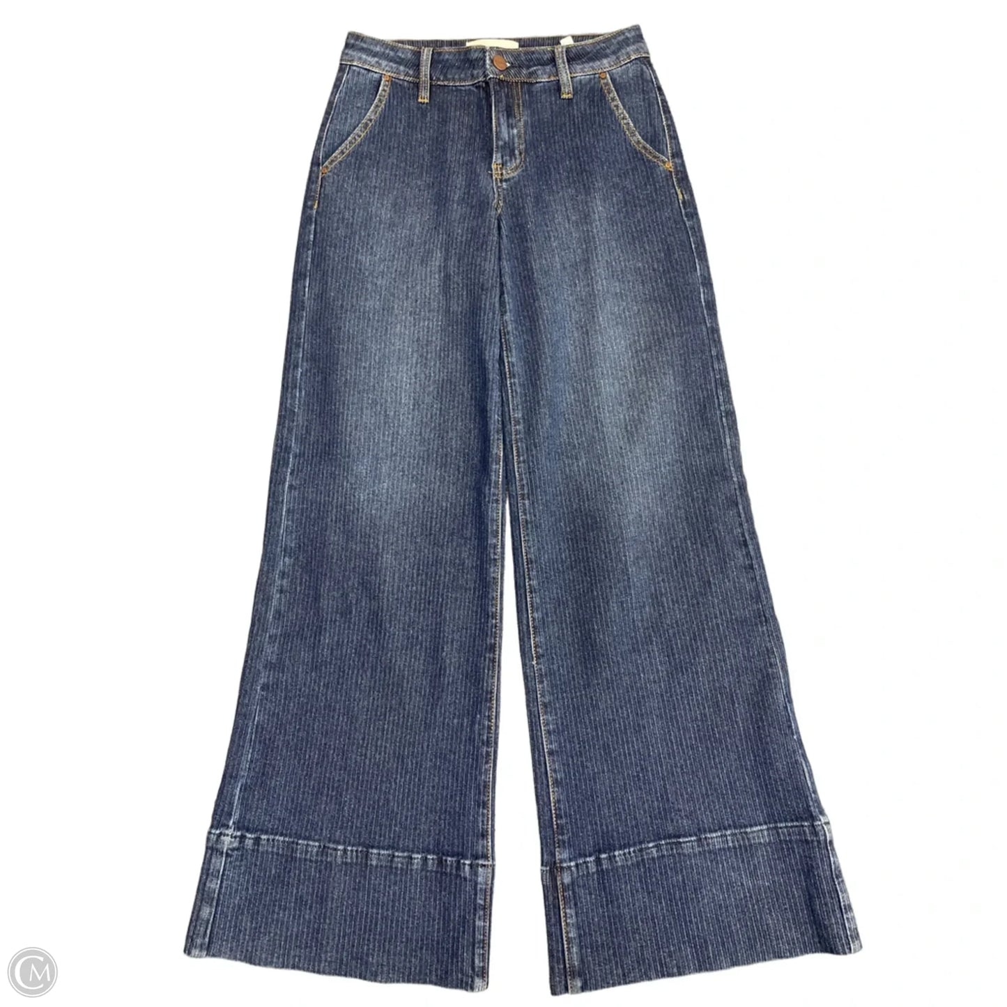 Jeans Straight By Risen In Blue Denim, Size: 0