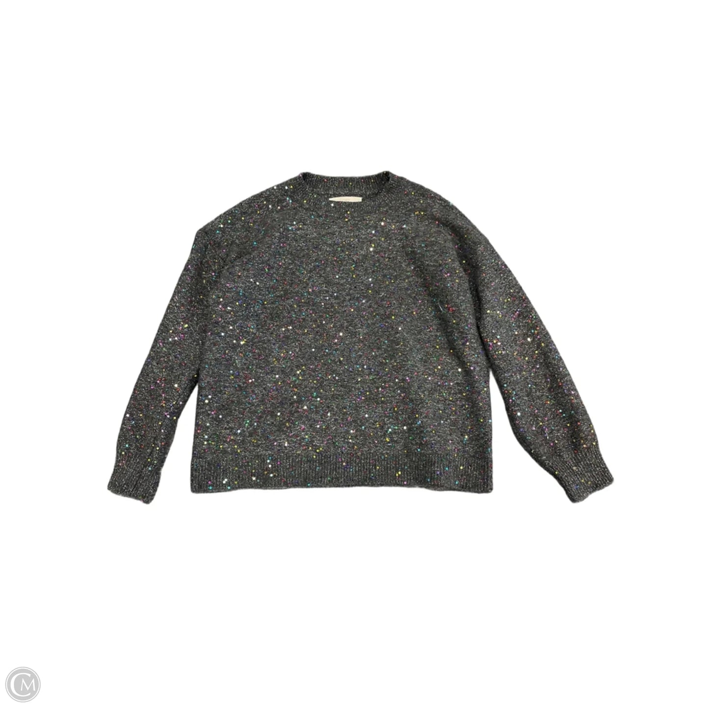 Sweater By Loft In Grey, Size: L