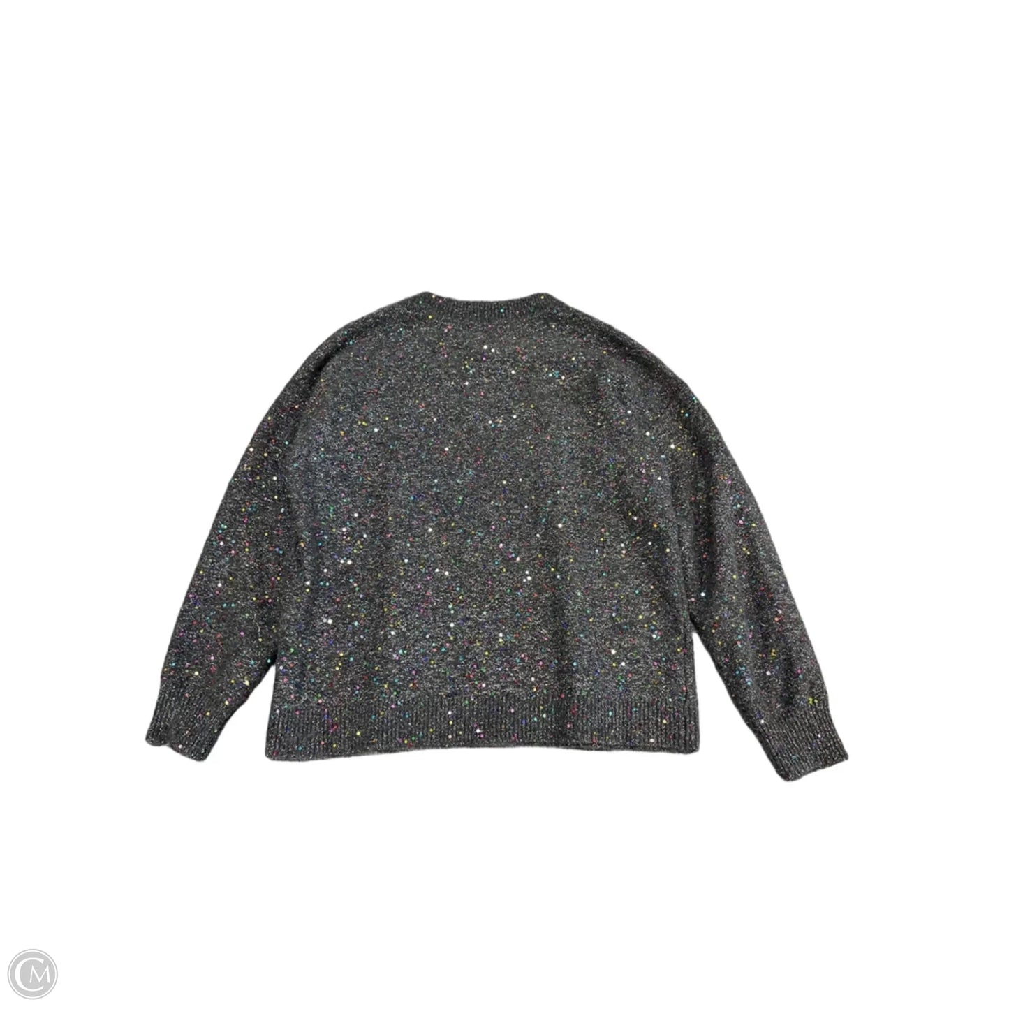 Sweater By Loft In Grey, Size: L