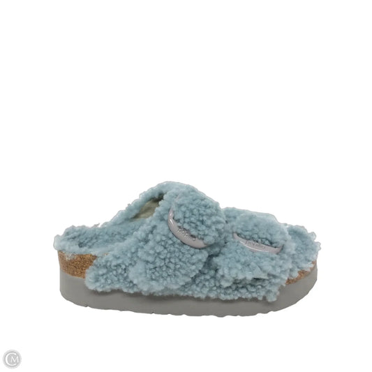 Sandals Flats By Birkenstock In Blue, Size: 5