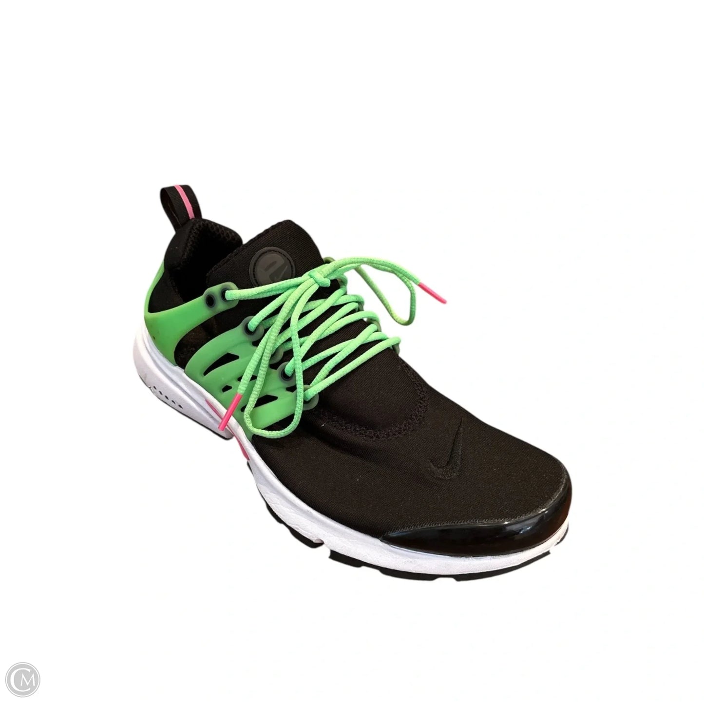 Shoes Athletic By Nike In Black & Green, Size: 9.5
