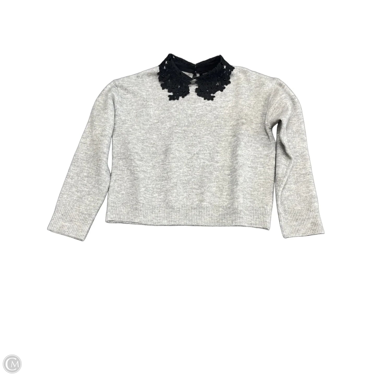 Sweater By Ellen Tracy In Grey, Size: S