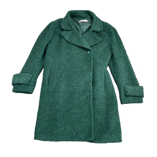 Coat Wool By New York And Co In Green, Size: L