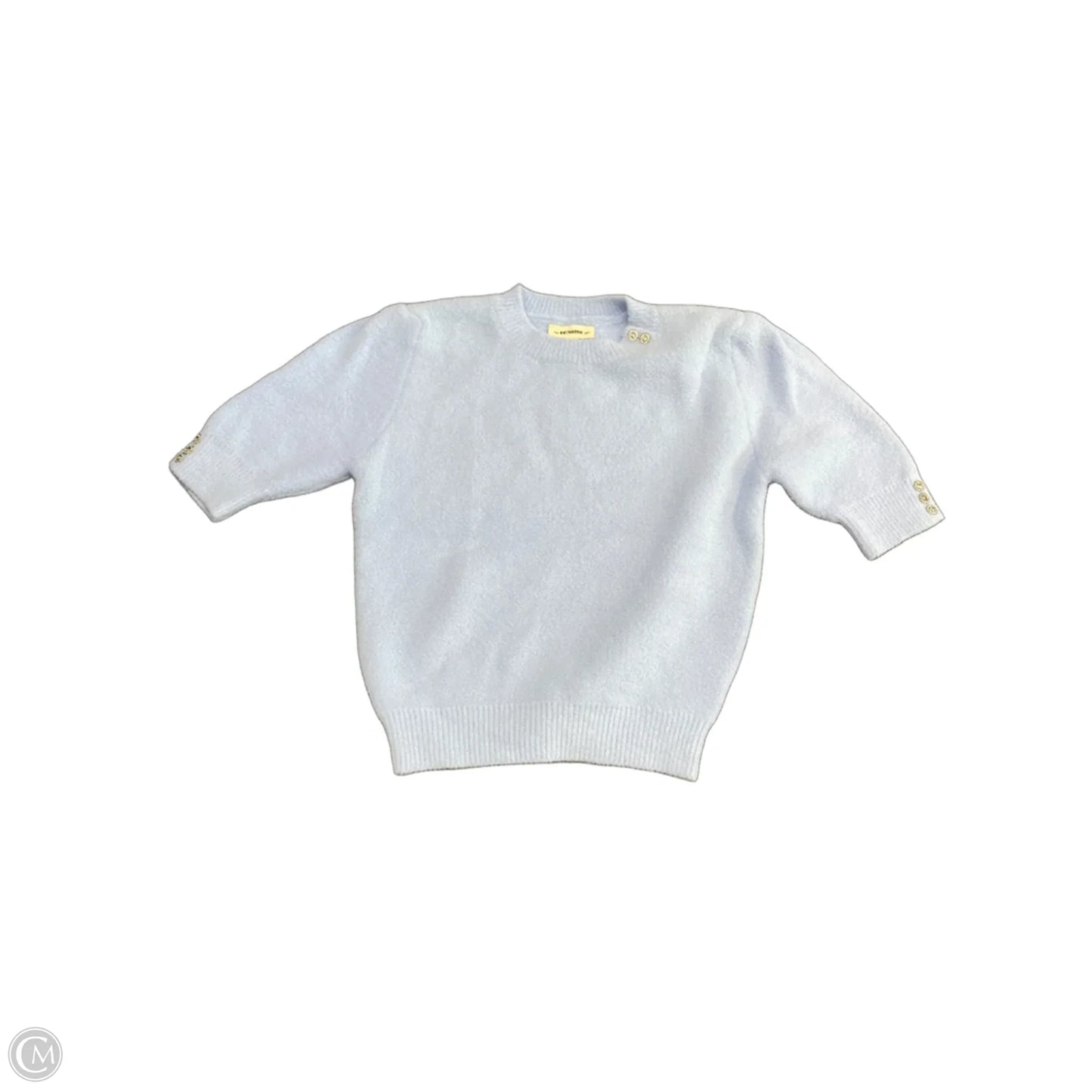 Sweater Short Sleeve By Ee Some In Blue, Size: S