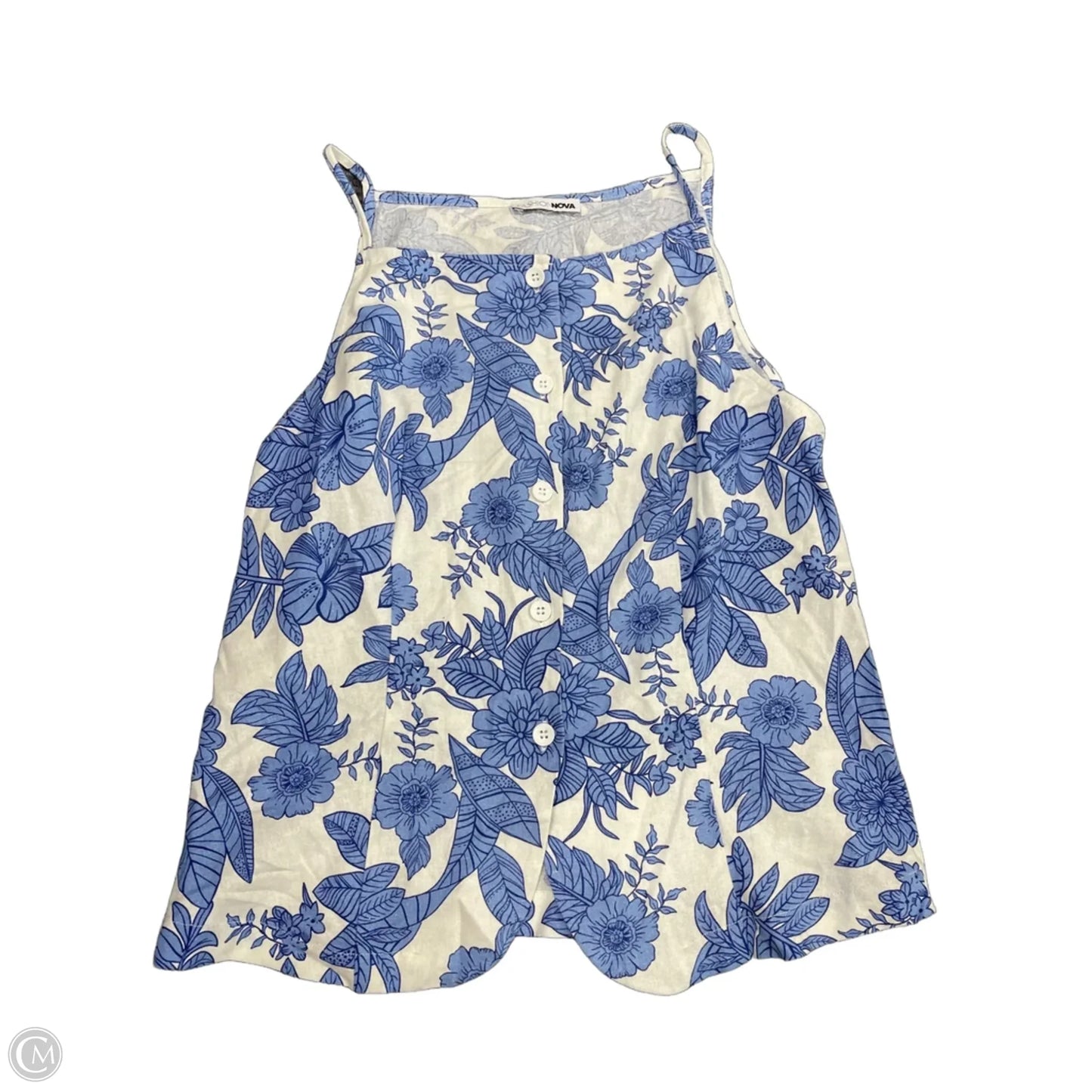 Shorts Set By Fashion Nova In Blue & White, Size: Xl