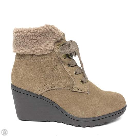 Boots Ankle Heels By White Mountain In Brown, Size: 5
