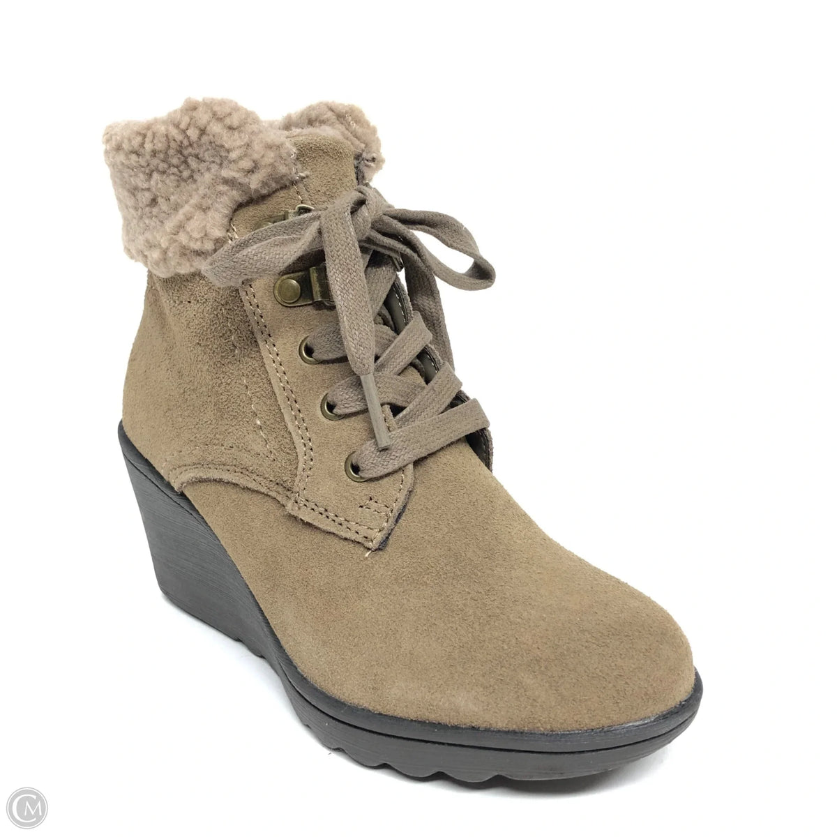 Boots Ankle Heels By White Mountain In Brown, Size: 5