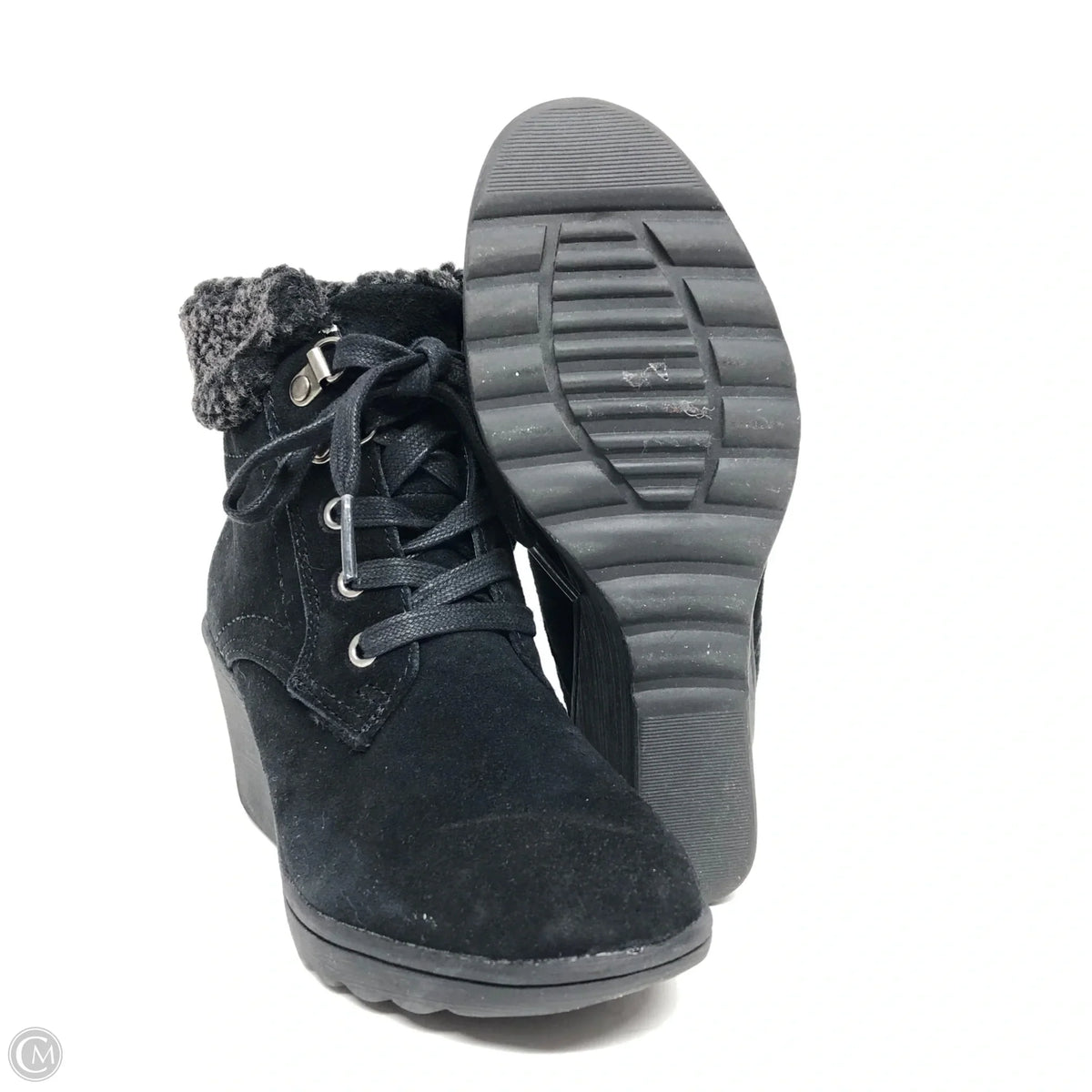 Boots Ankle Heels By White Mountain In Black, Size: 5