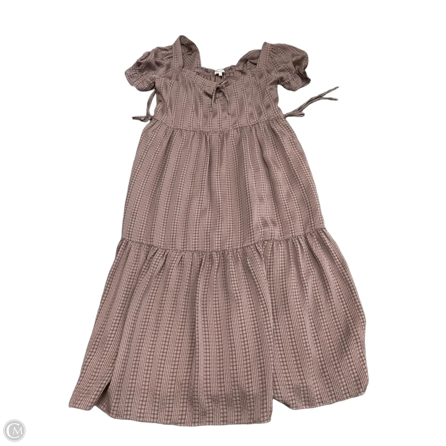 Dress Casual Midi By Madewell In Purple, Size: Xs