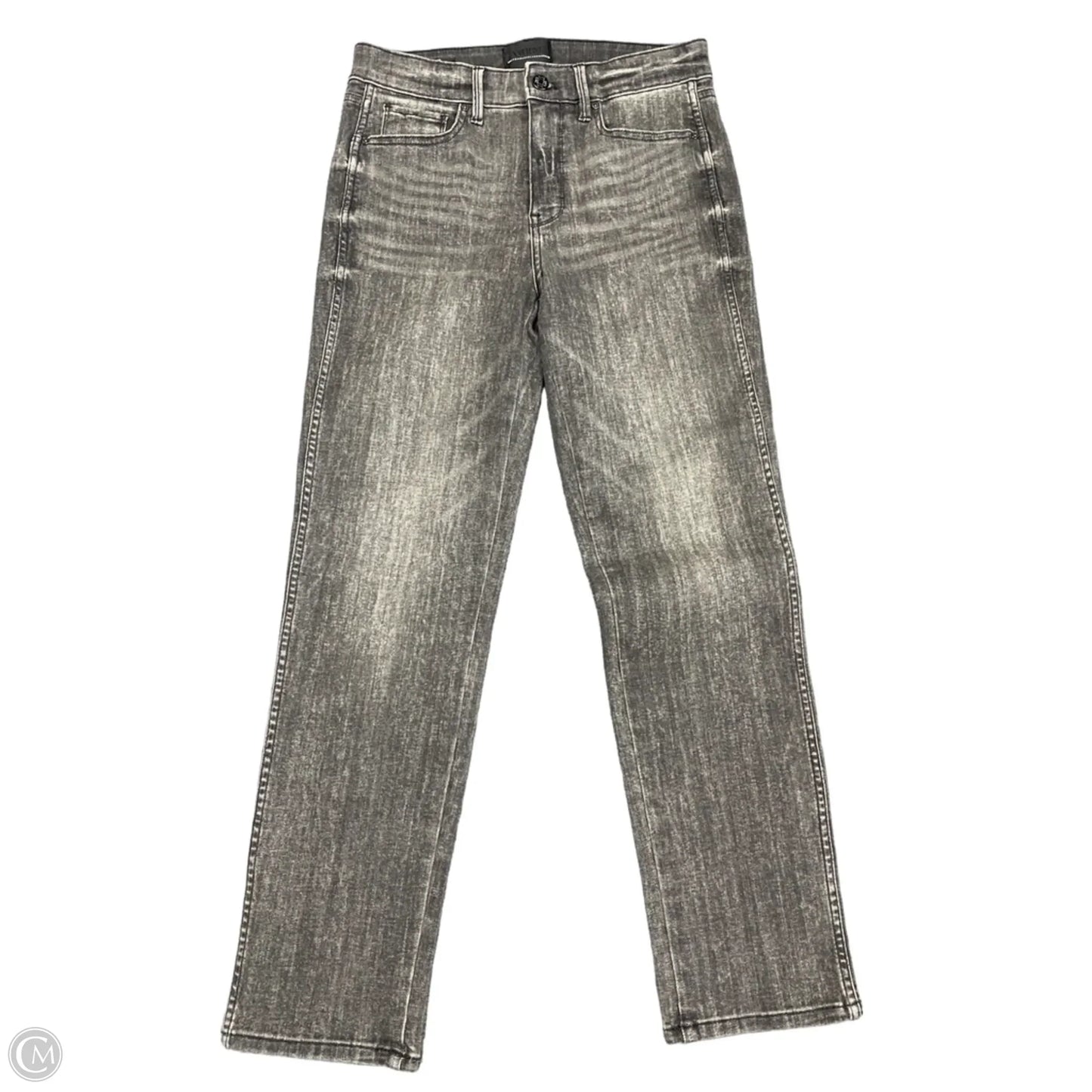 Jeans Straight By White House Black Market In Grey Denim, Size: 6