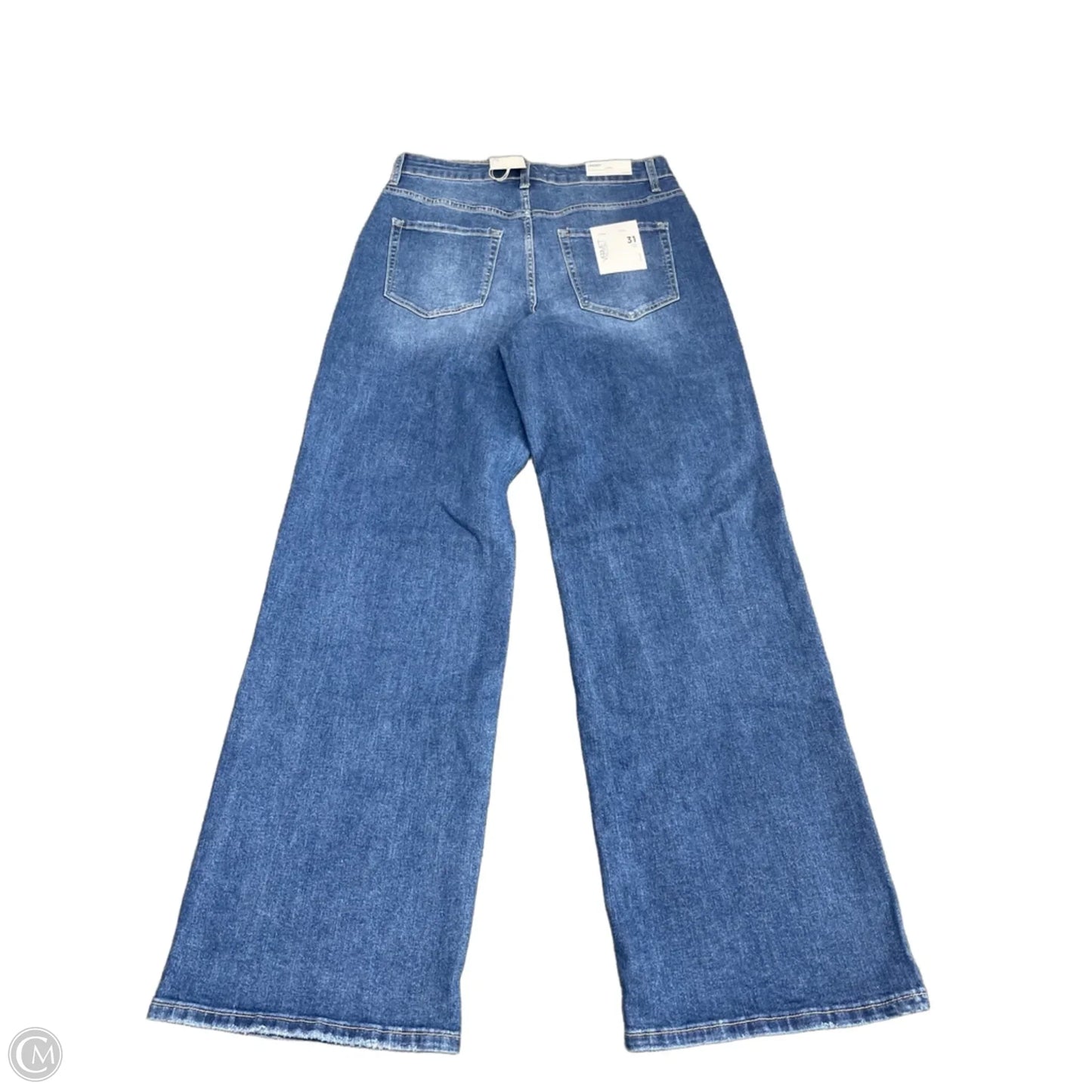 Jeans Straight By Vervet In Blue Denim, Size: 12