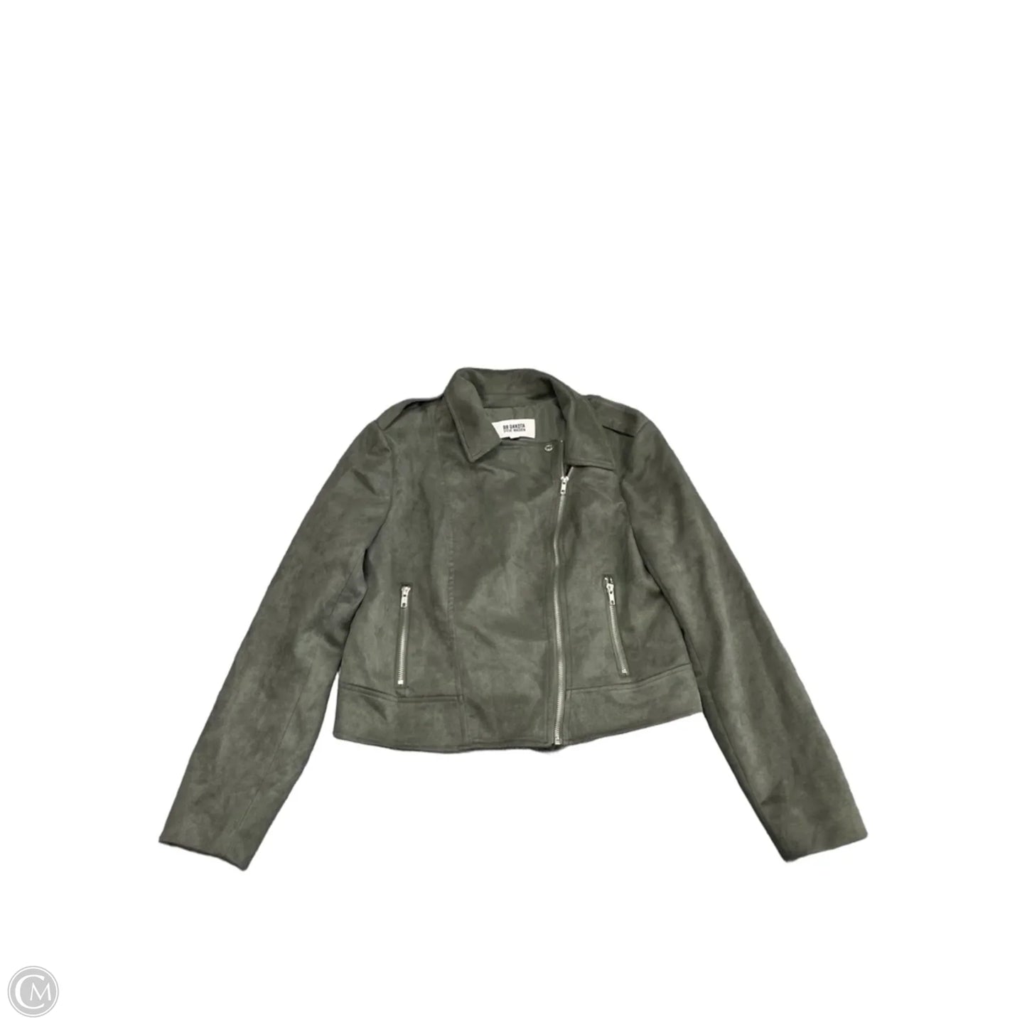 Jacket Moto By Bb Dakota In Green, Size: L