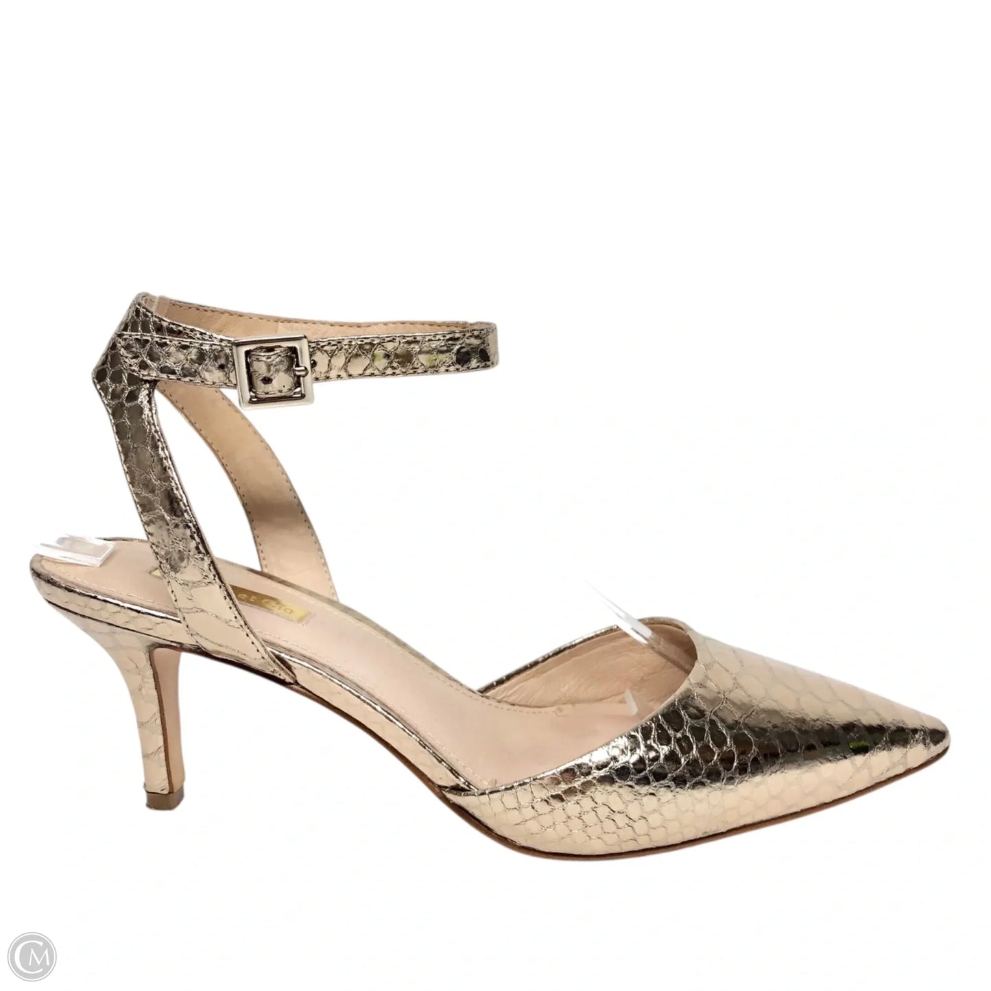 Sandals Heels Kitten By Louise Et Cie In Rose Gold, Size: 8.5