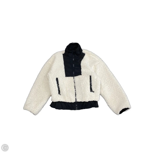 Jacket Fleece By Antonio Melani In Black & White, Size: Xs