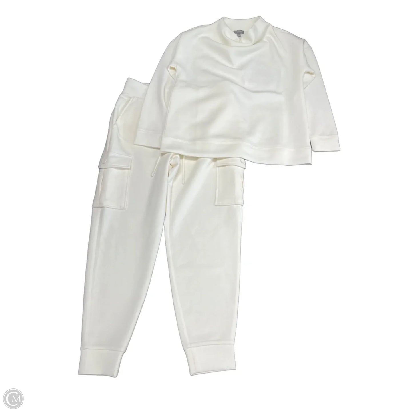 Athletic Pants 2pc By Talbots In White, Size: Sp