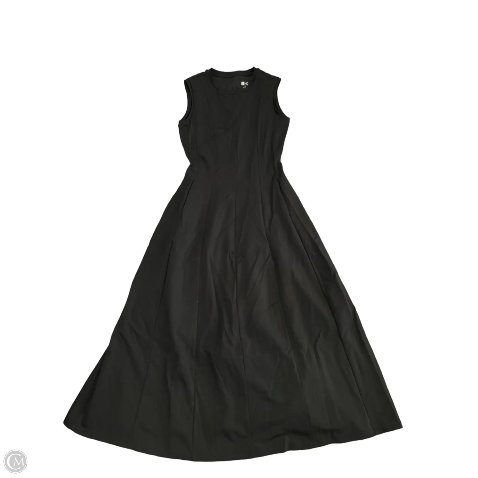 Dress Casual Midi By Uniqlo In Black, Size: Xs